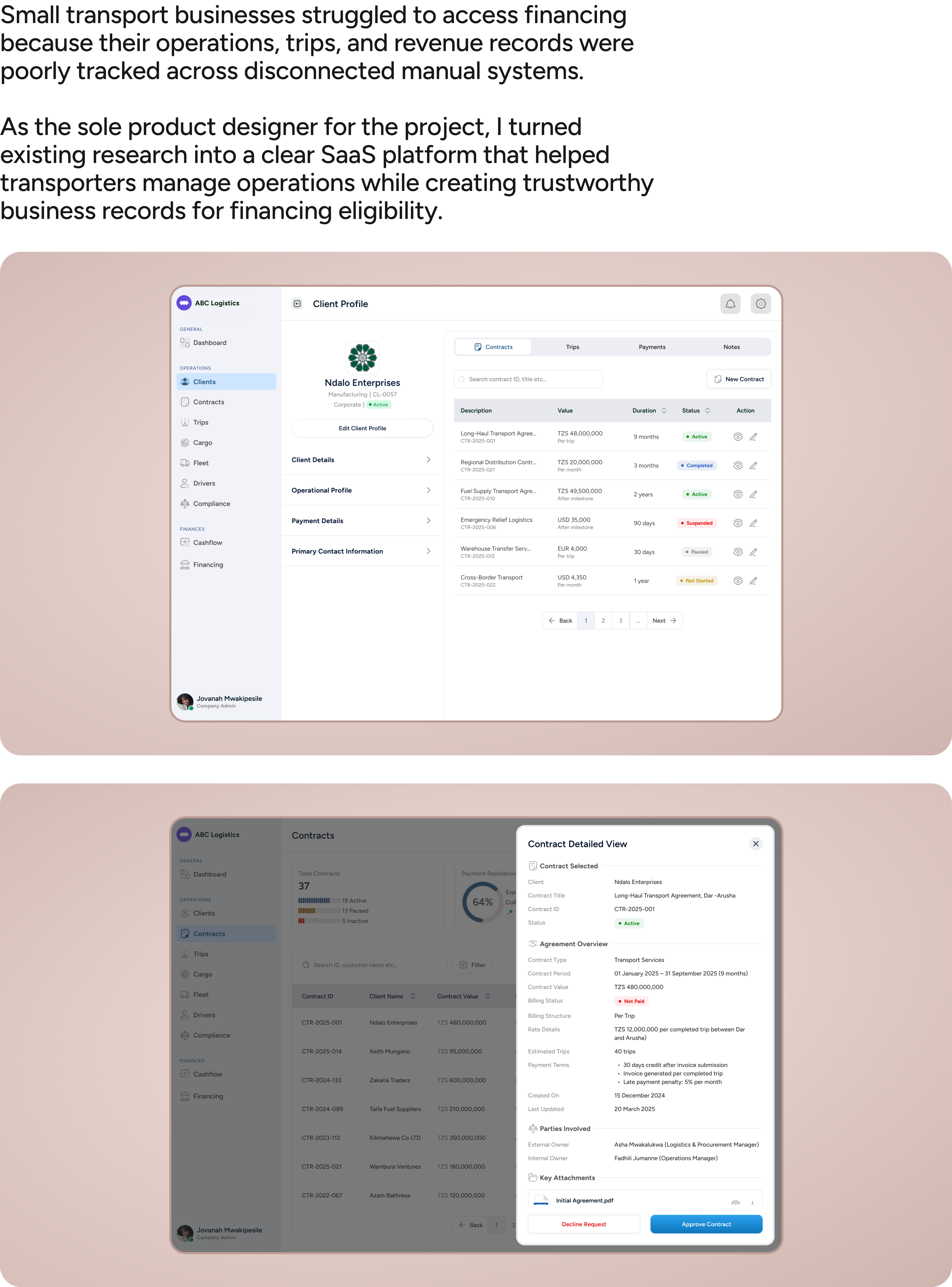 Randei design — overview and screens